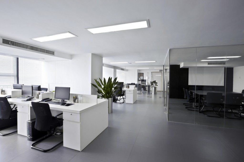White and black office style