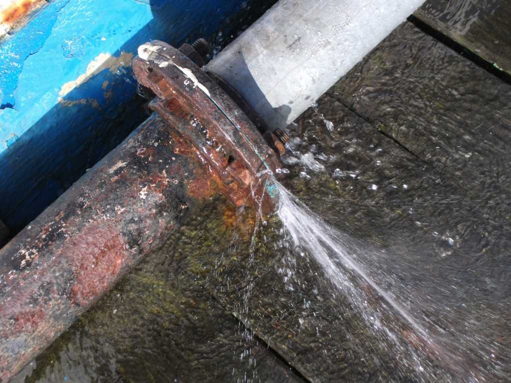 water leak