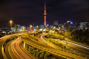 Auckland City Skyline