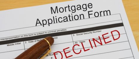 Rejected Mortgage Application Form