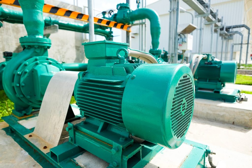 Centrifugal pump in a plant